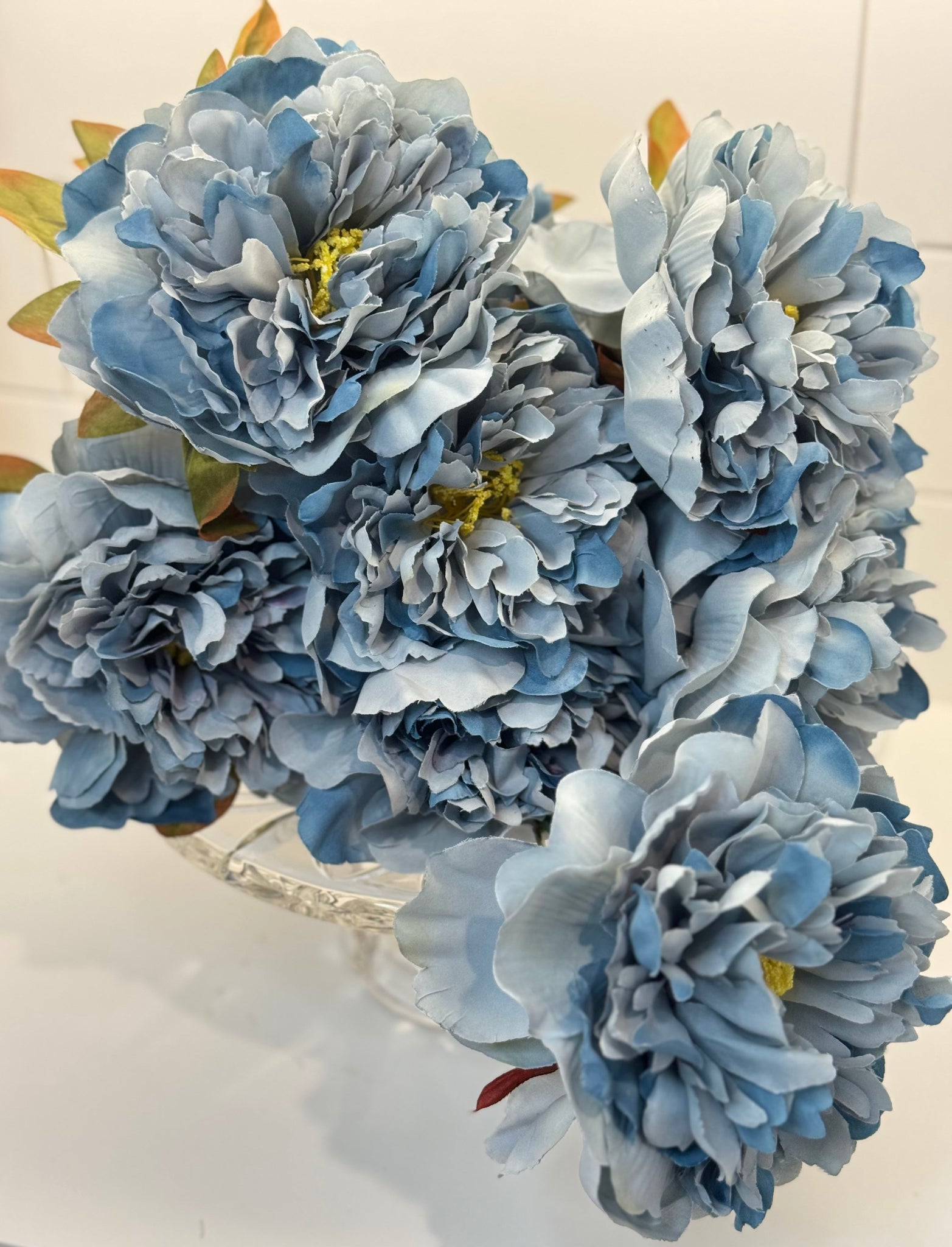 Deluxe Peony Bush - Slate Blue - Surrey Circle Home