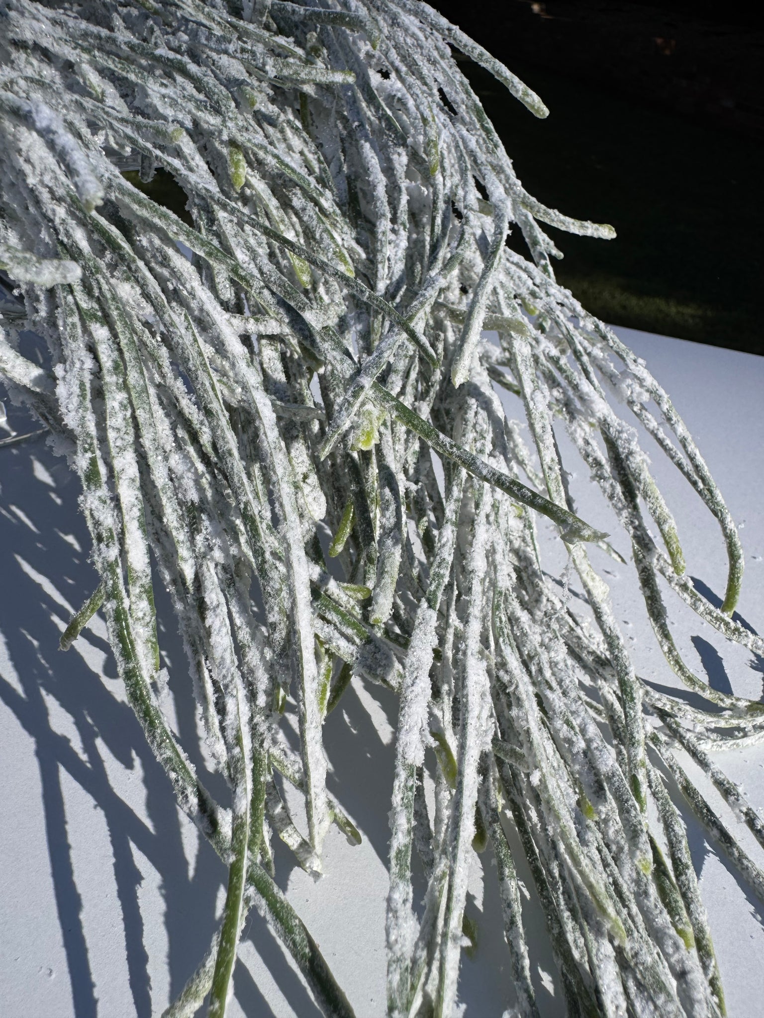 Select Artificials Frosted Hanging Grass