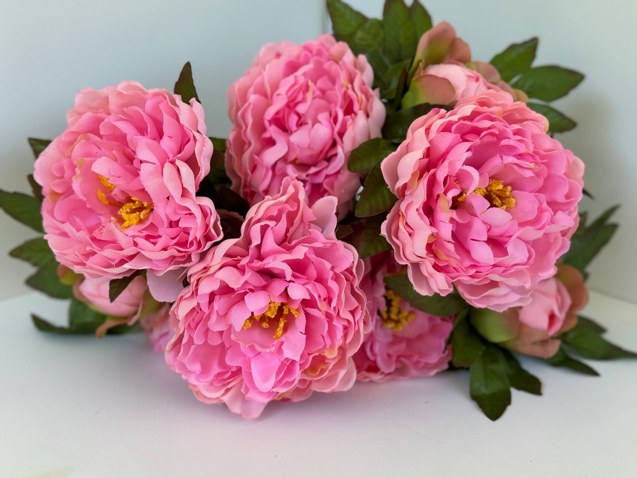 21" Pink Peony Bush with buds - Surrey Circle Home