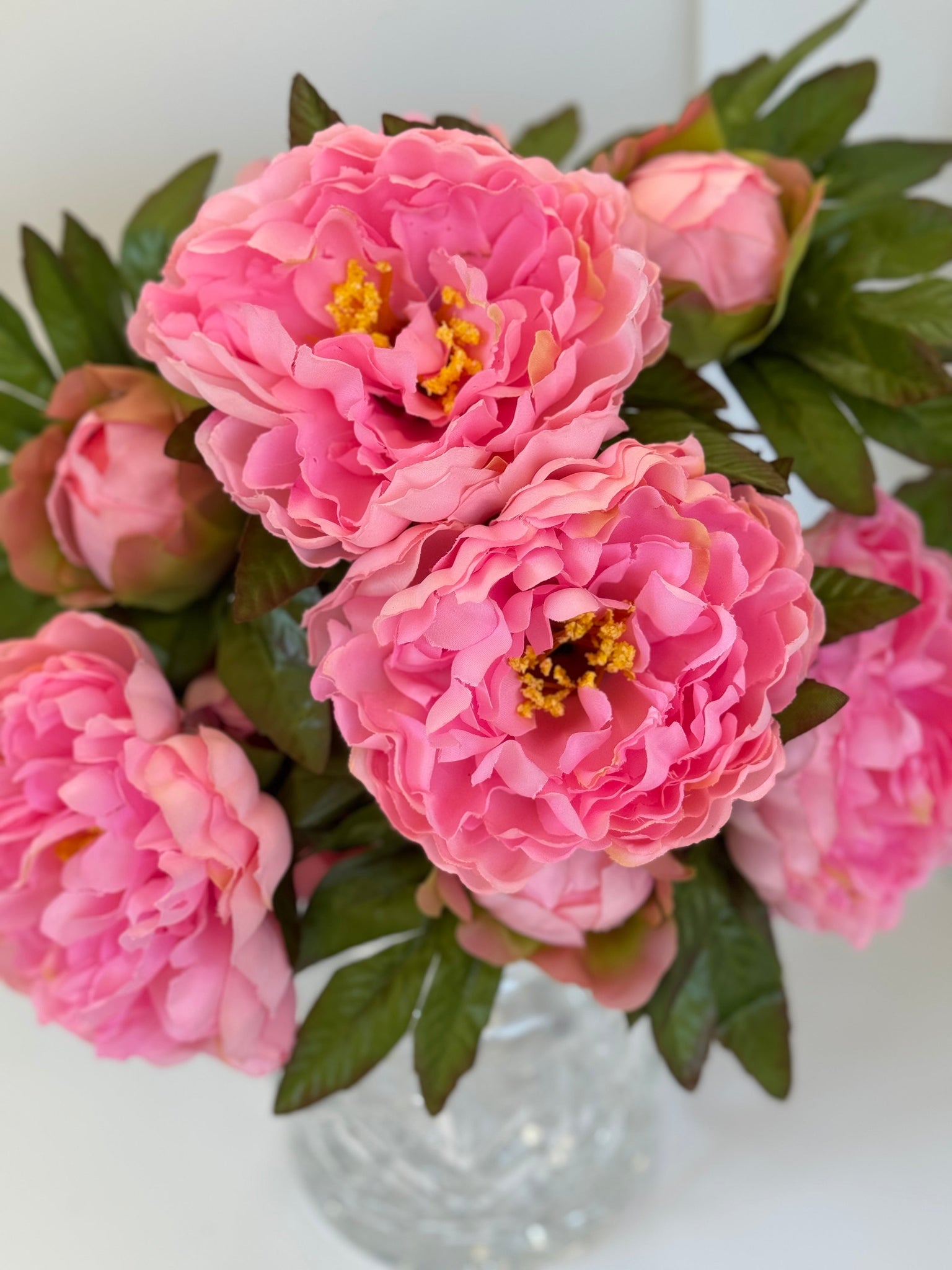 21" Pink Peony Bush with buds - Surrey Circle Home