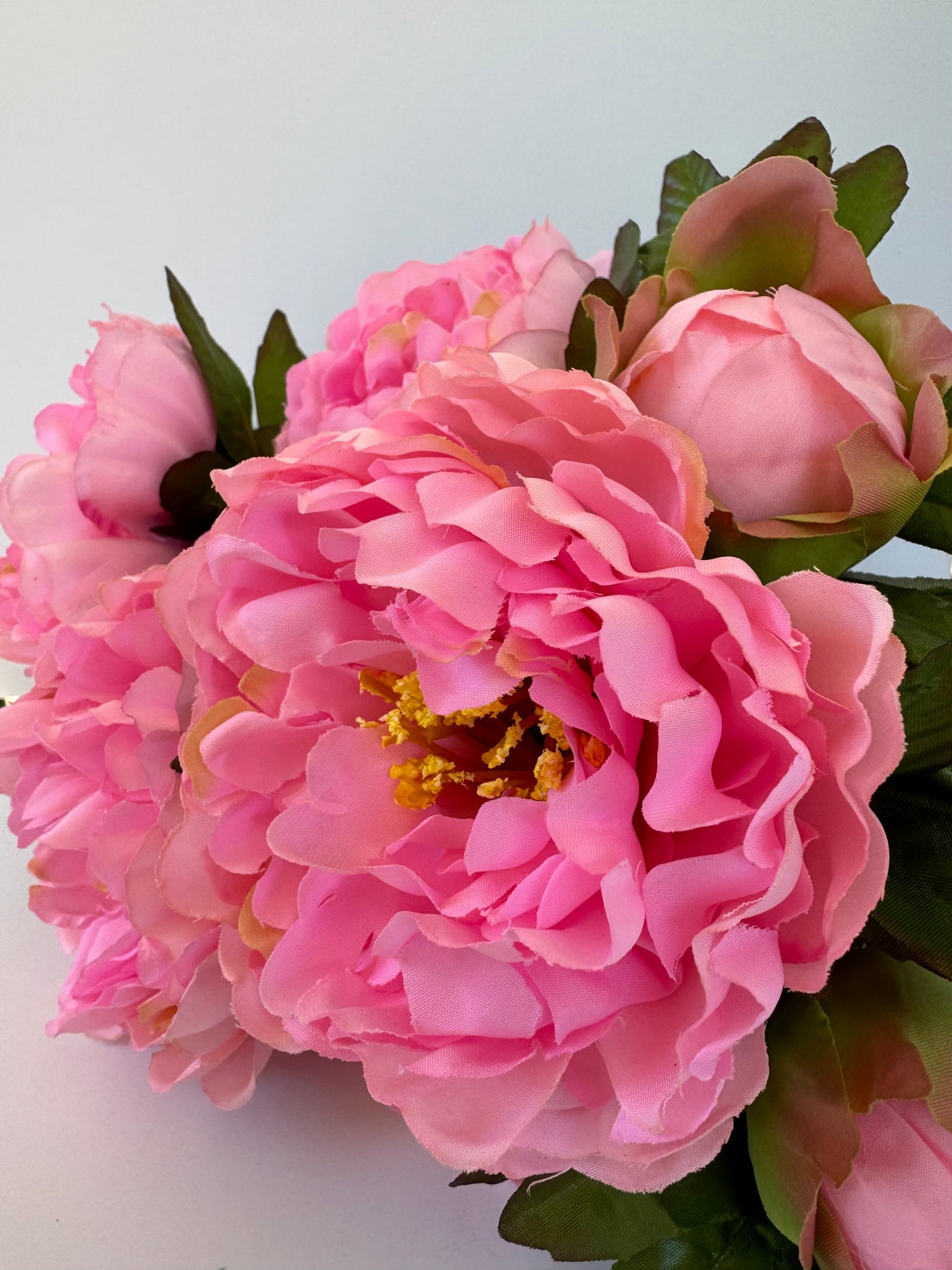 21" Pink Peony Bush with buds - Surrey Circle Home