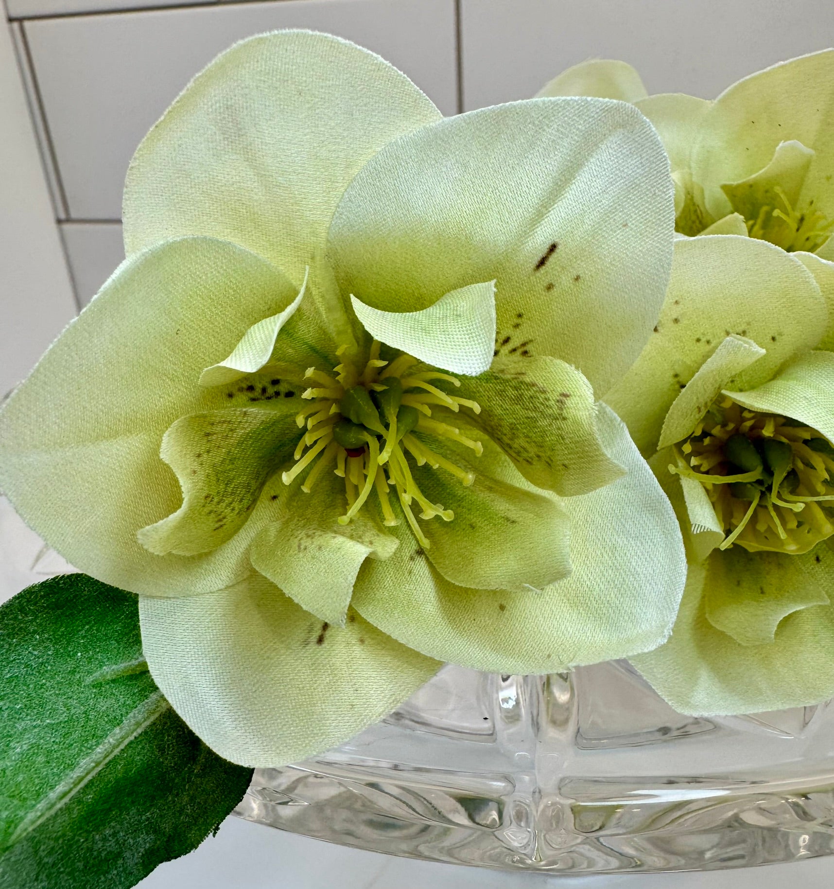 Regency Hellebores Floral Spray - Surrey Circle Home