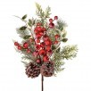 Regency Red Berry Pine Spray - Surrey Circle Home