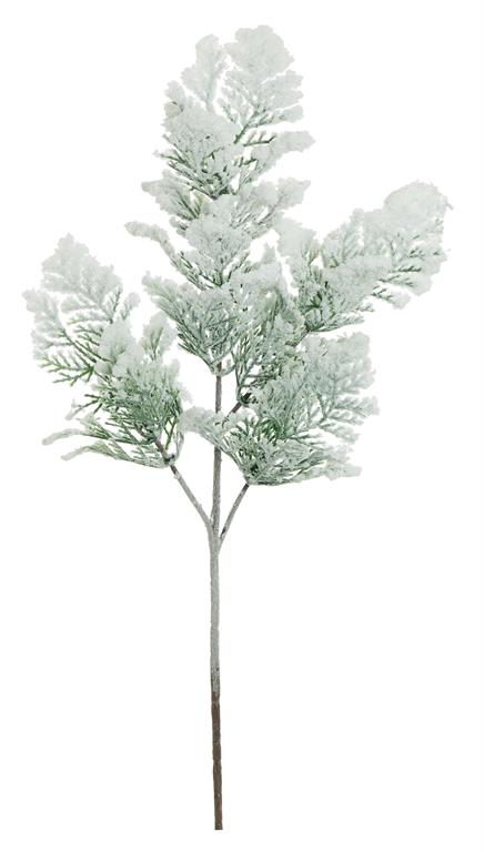 Select Artificials Snow Cedar Spray  19"